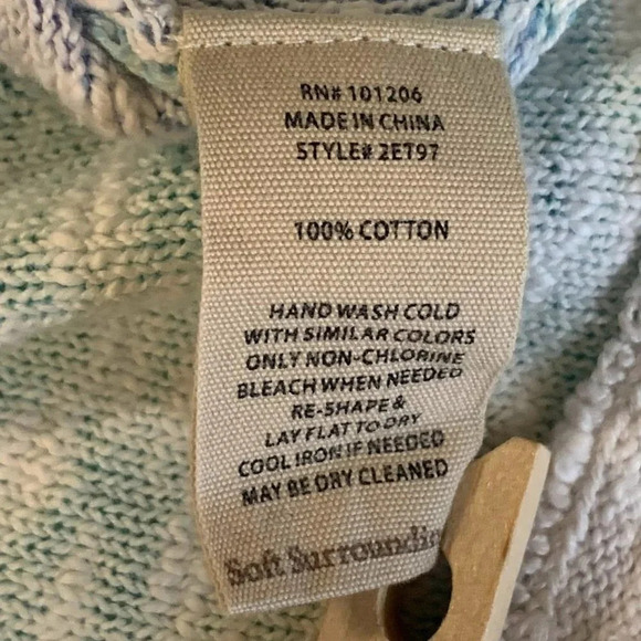 Soft Surroundings Women's‎ Lenore Multicolor Knit Pullover Sweater Size S - Picture 9 of 13